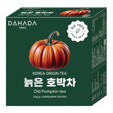 다하다 늙은 호박차, 1g, 100개입, 1개