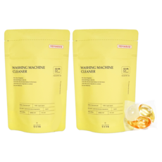 청정생활 캡슐 세탁조 클리너 6p, 90g, 2개