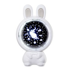 RONEVER 兔子星光投影燈, 白色