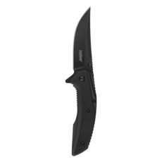kershaw 美國 Outright 折刀快開 不鏽鋼G10握柄 附背夾 8Cr13MoV KS8320BLK, 黑色, 1支
