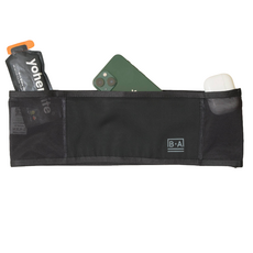 Bian 防水雙面網眼跑步腰帶, 黑色, 1個