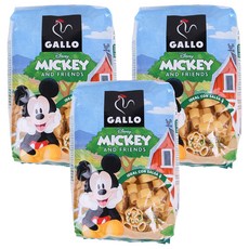 GALLO 디즈니 미키 파스타, 300g, 3개