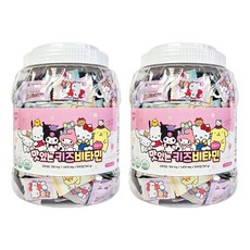 ATEX 三麗鷗角色維他命C錠片, 500顆, 700g, 2桶