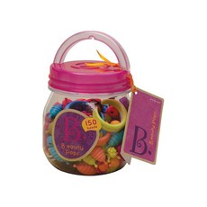 B.toys 波普珠珠 蜂蜜罐 150PCS, 彩虹色, 1罐