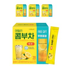 다농원 데일리 콤부차 레몬 + 전용보틀 세트, 5g, 20개입, 4개