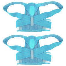 A-ZEAL 兒童身姿改善帶 開肩展背隱形內穿 SP2063KD 藍色 XL 2個