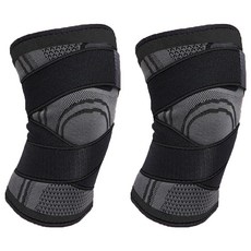 AOLIKES 奧力克斯 7720 繃帶運動護膝 黑色 L/XL, 2個