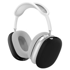 심플리로어 에어팟맥스 실리콘 이어컵 커버, 블랙