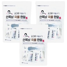안옥남 멸치 국물한알 25p, 75g, 3개
