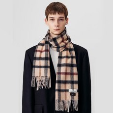 DAKS 男女通用格紋喀什米爾雙面圍巾 DBMU4F80