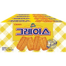 CROWN 皇冠 花生香酥餅乾, 85g, 4盒