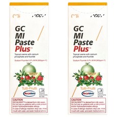 GC 而至 Tooth Mousse 而至牙齒乳膏 含氟 綜合水果, 40g, 2條