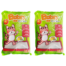 Bobo 細球精油貓砂 低粉塵 強力凝結, 檸檬, 10L, 2包