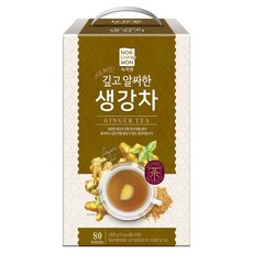 NOKCHAWON 綠茶園 生薑茶, 80條, 1盒, 15g