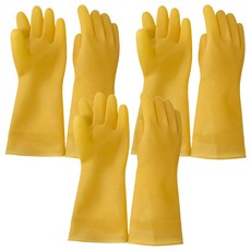 喜常來 高級橡膠手套, 22.86 x 35.56cm, 黃色400型, 3雙