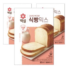 CJ BEKSUL 白雪 吐司預拌粉, 3個, 760g