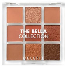 CELEFIT 九宮格眼影 The Bella Collection 迷你透明眼影盤 No.277, 1個