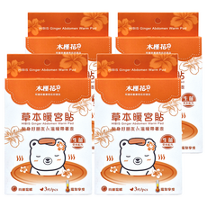 HiBIS 木槿花 生薑草本暖宮貼 Set 3片, 45℃ 持續溫暖10小時, 4盒