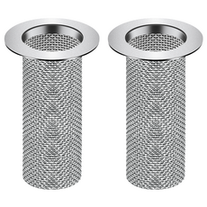 EZlife 304不鏽鋼下水道防髮防蟑過濾網2入 C, 1組