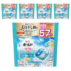 Bold 原廠公司貨 四合一洗衣膠囊 清淨花香, 57個, 5包