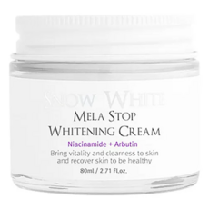 Beauty Recipe Snow White Mela Stop 美白霜，含煙酰胺+熊果苷, 80ml, 1罐