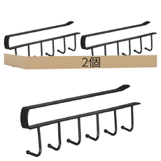 minono 米諾諾 櫥櫃隔板六聯鉤 27 x 1.3 x 7cm, 112789, 2個