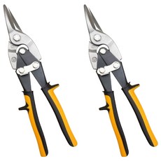 超省力萬能剪刀, CR-MO鋼材, 刀刃硬度59-62HRC, 安全鎖扣設計, 黃色手柄, 2個