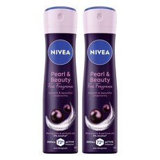 NIVEA 妮維雅 黑珍珠煥亮系列 止汗爽身噴霧, 2個, 150ml