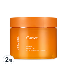 파파레서피 캐롯 솔루션 필링 패드 70p, 230ml, 2개