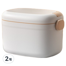 親切市集 多用途收納簡約現代急救配件藥品整理盒 小款 灰色, 2個