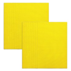 마다꾸미 컬러 골판지, 20 옐로우, 20개