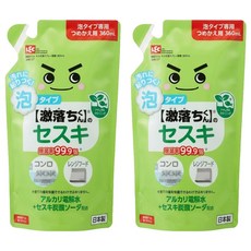 LEC 激落君 倍半碳酸鈉電解水泡沫噴霧清潔劑 補充包, 360ml, 2包