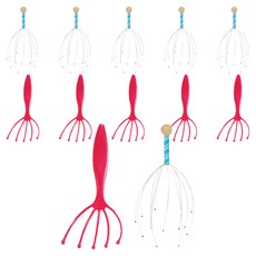 ABM 手持式頭皮按摩器 3p + 頭皮按摩器 3p, 2組, 隨機出貨