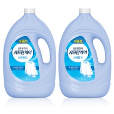 샤프란 케어 섬유탈취제 상쾌한 향 리필, 3.1L, 2개