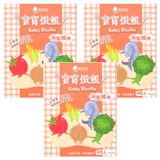 飯友 粉醬鮭魚寶寶燉飯, 嚴選優質鮭魚搭配100%台灣米, 加入牛奶/番茄/蔬菜, 營養美味, 600g, 3盒