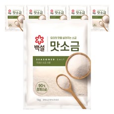 백설 맛소금, 1kg, 6개