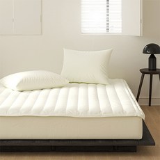 아망떼 뉴데이즈 먼지없는 무소음 침대패드, 크림