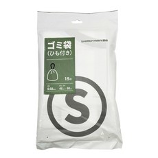 SHIMOYAMA HDPE自動收口垃圾袋 S(45 x 50cm) 15個, 20L, 1組
