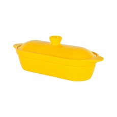 sillymann Newtro Collection鉑金矽膠橢圓形蒸鍋 WSK7222, 玉米黃, 1入