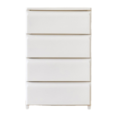 ROOM&HOME 55面寬四層抽屜收納櫃, 象牙白, 55 x 42.5 x 86.5cm