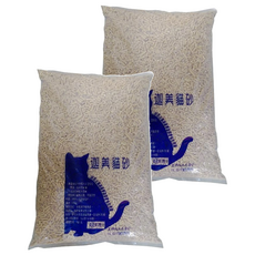 BOXCAT 國際貓家 迦美 天然松木木屑砂 崩解型松木砂 少量可沖馬桶 無香料 無化學添加物 適用雙層貓砂盆 台灣產, 不適用, 15kg, 2包