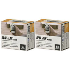 오상헬스케어 글루코랩 개인용혈당검사지, 2개