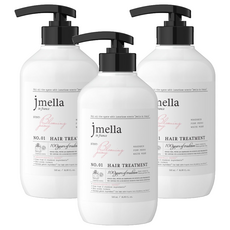 jmella 香氛護髮乳 Blooming Peony, 17種胺基酸複合物, 法國頂級香料, pH5.0~6.0弱酸性, 500ml, 3瓶