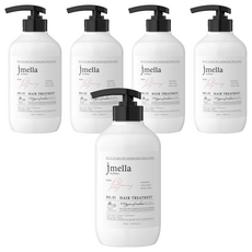 jmella 香氛護髮乳 Blooming Peony 17種胺基酸複合物 法國香料 pH5.0~6.0弱酸性, 500ml, 5瓶