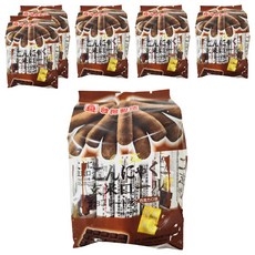 北田 蒟蒻糙米捲 巧克力口味, 天然糙米, 富含膳食纖維, 獨立包裝, 方便攜帶, 160g, 6袋