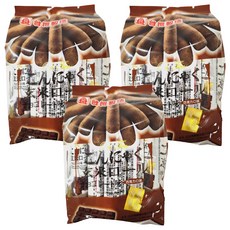 北田 蒟蒻糙米捲 巧克力口味, 天然糙米, 富含膳食纖維, 獨立包裝, 方便攜帶, 160g, 3袋