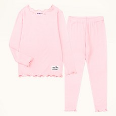 mollimelli friends 兒童閃亮坑條紋室內居家服套裝