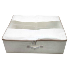 SHIMOYAMA 棉麻床下防塵衣物棉被收納袋, 1入, 1個