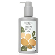 THE FACE SHOP 菲詩小舖 The Botanic沐浴乳 木質麝香, 1瓶, 350ml