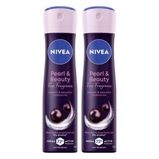 NIVEA 妮維雅 黑珍珠煥亮系列 止汗爽身噴霧, 2個, 150ml